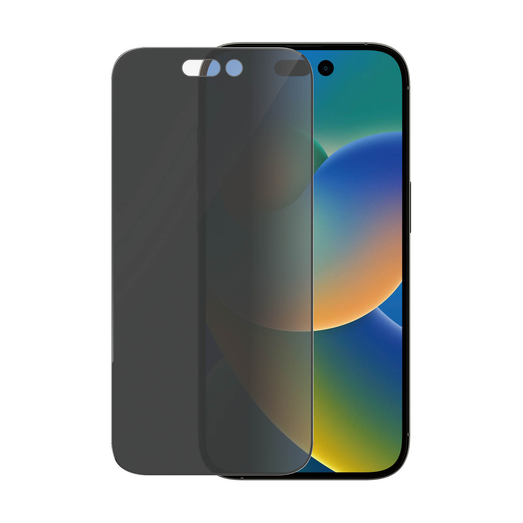 Pilt PanzerGlass | Screen protector | Apple | iPhone 14 Pro | Glass | Black | Ultra-Wide Fit | Privacy