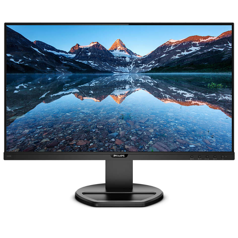 Pilt Philips | 243B9/00 | 23.8 " | IPS | FHD | 16:9 | 75 Hz | 4 ms | 1920 x 1080 pixels | 250 cd/m² | HDMI ports quantity 1 | Black