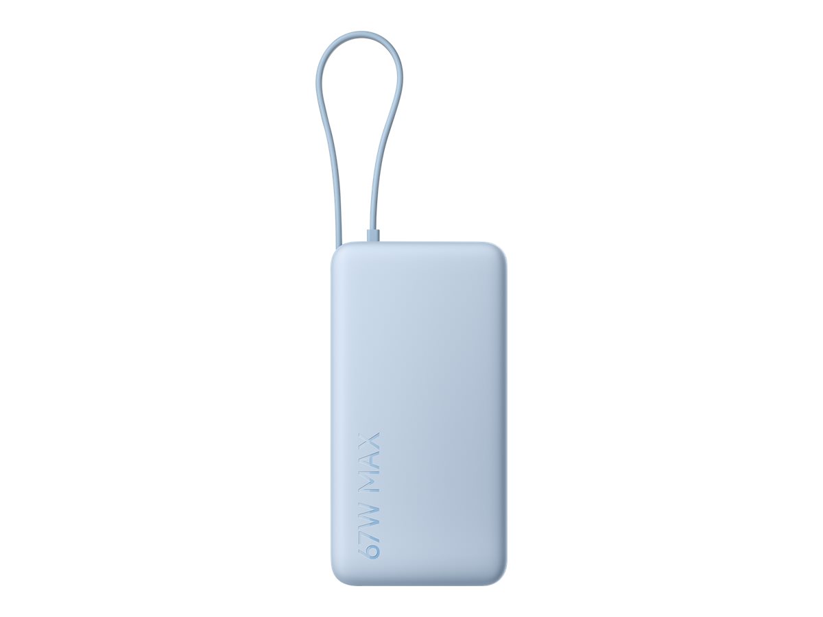 Pilt Xiaomi 67W Power Bank 20000 (Integrated Cable) Ice Blue | Xiaomi