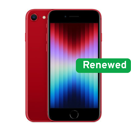 Pilt RENEW | Apple Grade C | iPhone SE (3rd Gen, 2022) | Red | 4.7 " | Retina HD | A15 Bionic | 4 GB | 64 GB | iOS