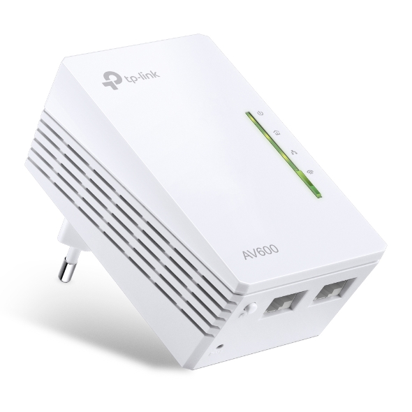 Pilt TP-LINK | AV600 Wi-Fi Powerline Extender | TL-WPA4220 | 10/100 Mbit/s | Ethernet LAN (RJ-45) ports 2 | 802.11n | Wi-Fi data rate (max) 300 Mbit/s | Data transfer rate (max) 600 Mbit/s