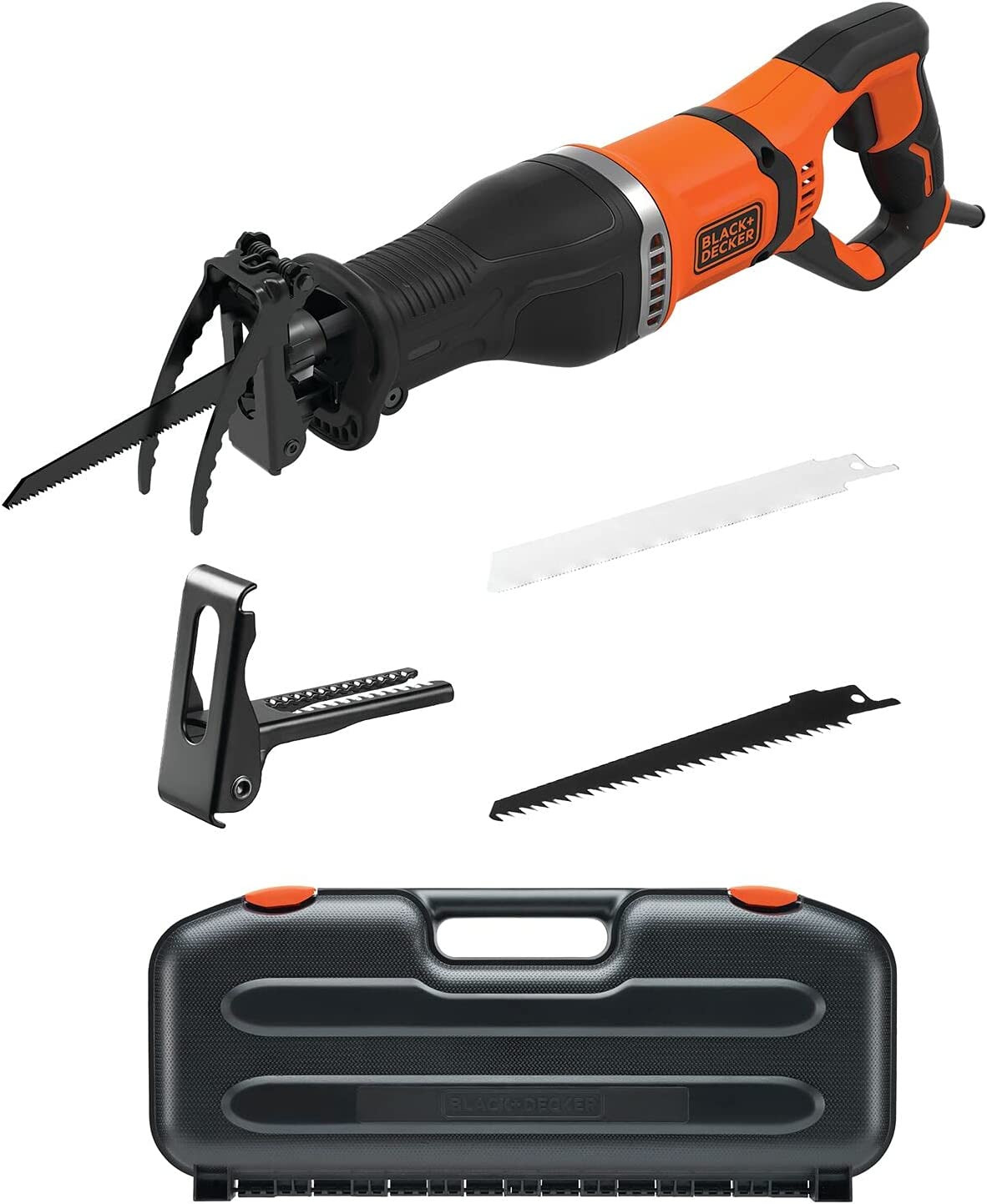 Pilt BLACK & DECKER | Reciprocating Saw with Kit Box | BES301K-QS | 750 W
