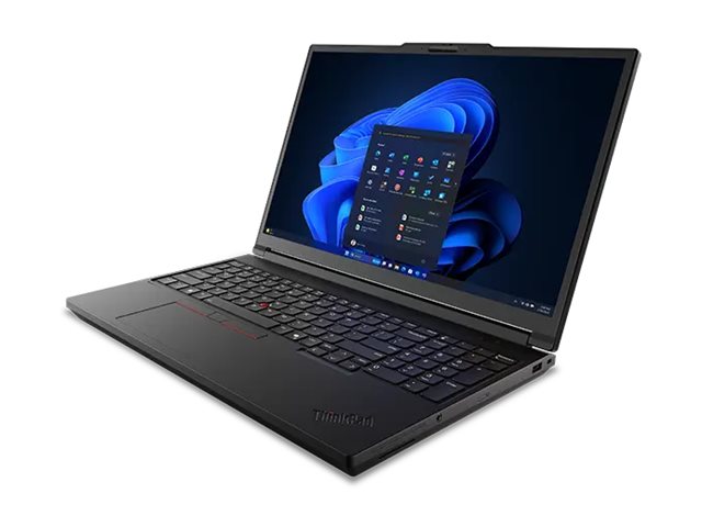Pilt Lenovo ThinkPad P16 G3 | Black | 16 " | IPS | WUXGA | 1920 x 1200 pixels | Anti-glare | Intel Core Ultra 7 | 255HX | 32 (2x16GB) GB | SODIMM DDR5 | Solid-state drive capacity 1000 GB | NVIDIA RTX PRO 2000 Blackwell Generation | GDDR7 | 8 GB | Windows 11 Pro | 802.11be | Bluetooth version 5.4 | Keyboard language Nordic | Keyboard backlit | Warranty 36 month(s) | Battery warranty 12 month(s)