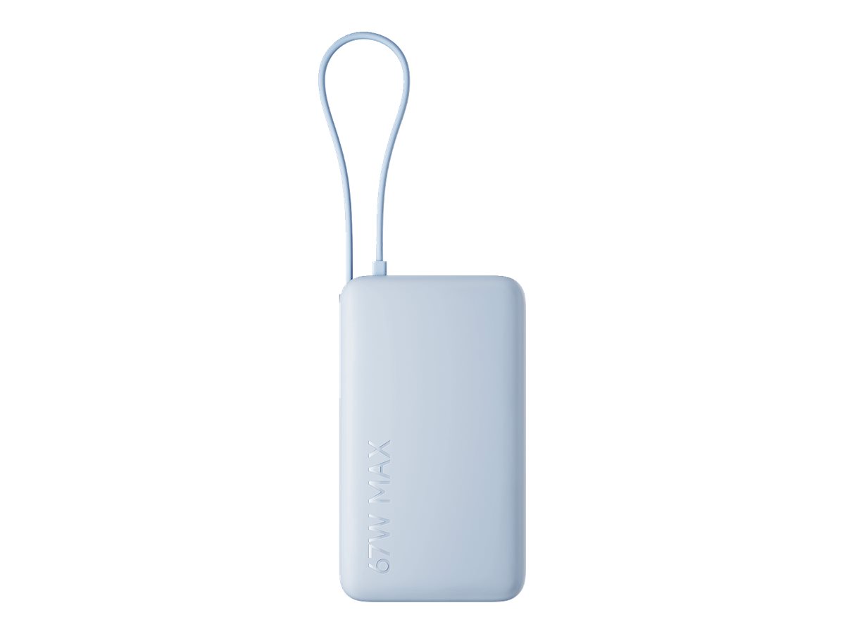 Pilt Xiaomi 67W Power Bank 10000 (Integrated Cable) Ice Blue | Xiaomi