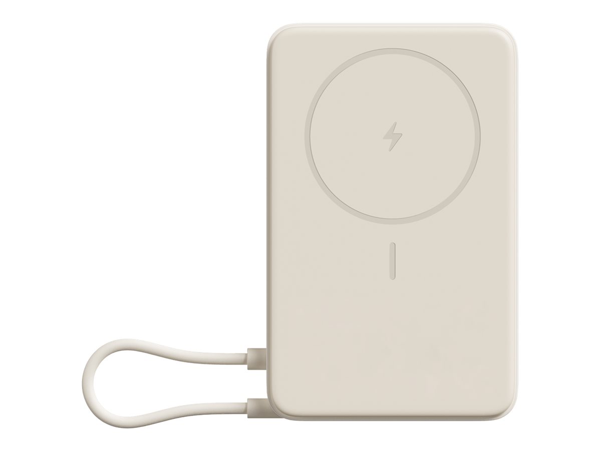 Pilt Xiaomi Magnetic Power Bank 10000 with Built-in Stand Beige | Xiaomi