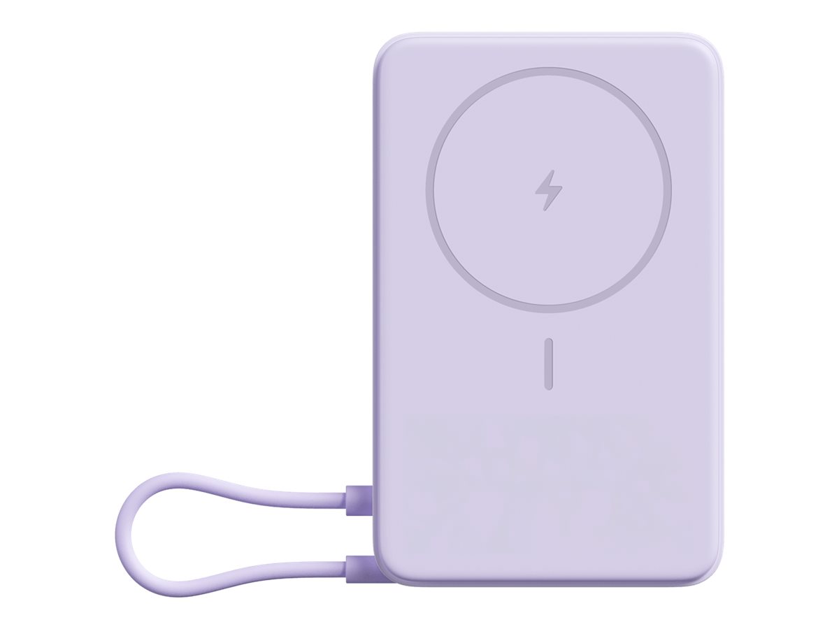 Pilt Xiaomi Magnetic Power Bank 10000 with Built-in Stand Purple | Xiaomi