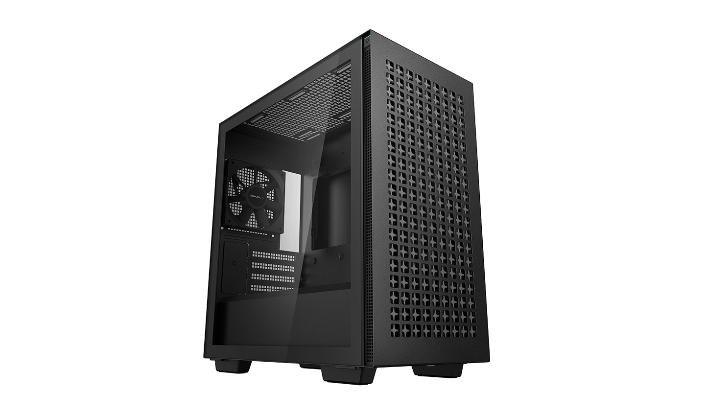 Pilt Deepcool | CH370 | Side window | Black | Micro ATX | Power supply included No | ATX PS2