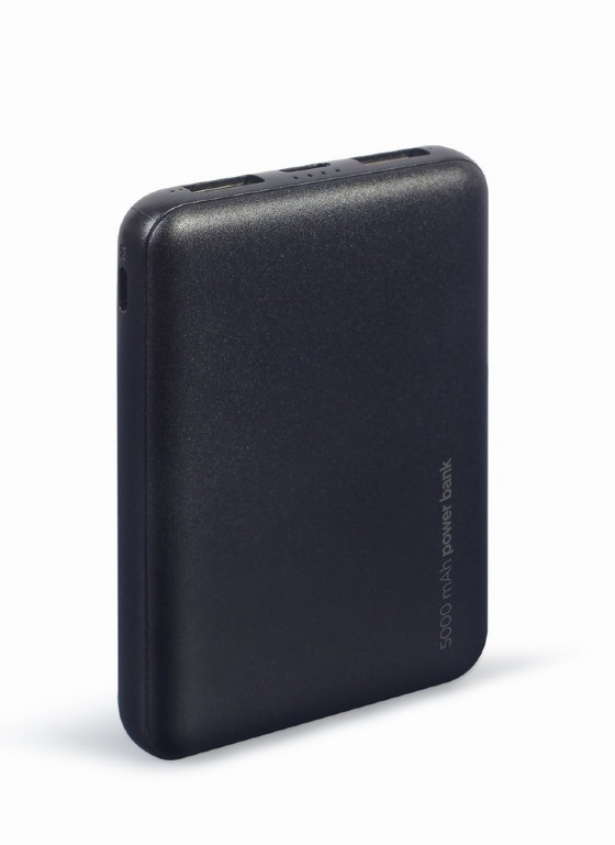 Pilt Gembird | PB05-02 | Power Bank | 5000 mAh | 2 x USB-AF | Black