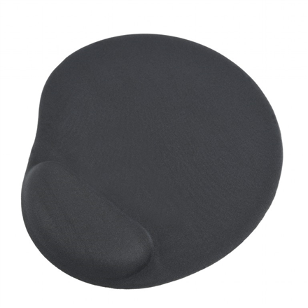 Pilt Gembird | Gel mouse pad with wrist support | Ergonomic mouse pad | 240 x 220 x 4 mm | Black