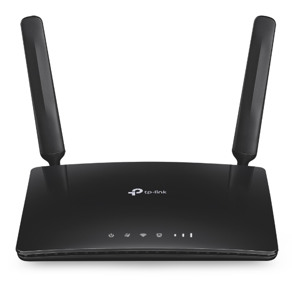 Pilt 4G LTE Router | Archer MR200 | 802.11ac | 300+433 Mbit/s | 10/100 Mbit/s | Ethernet LAN (RJ-45) ports 3 | Mesh Support No | MU-MiMO No | 4G | Antenna type 2xDetachable antennas