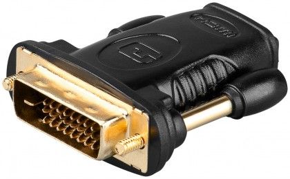 Pilt Goobay 68931 HDMI™/DVI-D adapter, gold-plated | Goobay