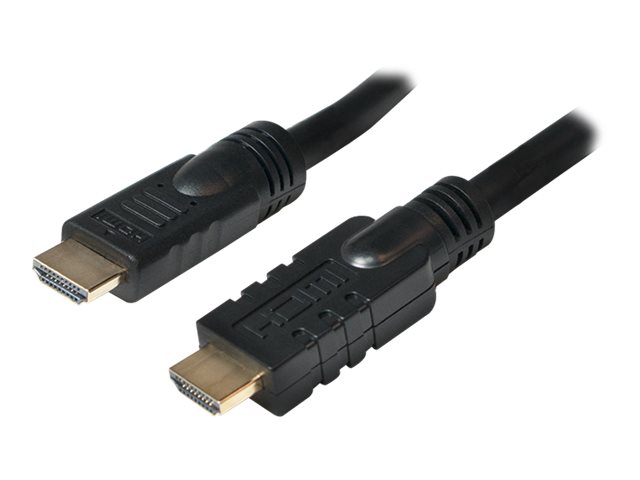 Pilt Logilink, CHA0020, 20m, Active, HDMI cable, type A male, - HDMI type A male, black. | Logilink | HDMI to HDMI | 20 m