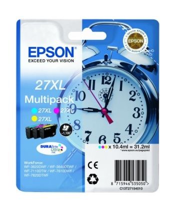 Pilt Epson Cartridge Multipack | T2715 | Ink Cartridge | Cyan, Magenta, Yellow