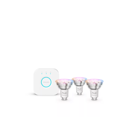 Pilt Philips Hue E WCA 345 GU10 3kit EU | GU10 | 3 W | 16 million colors, White and colored light