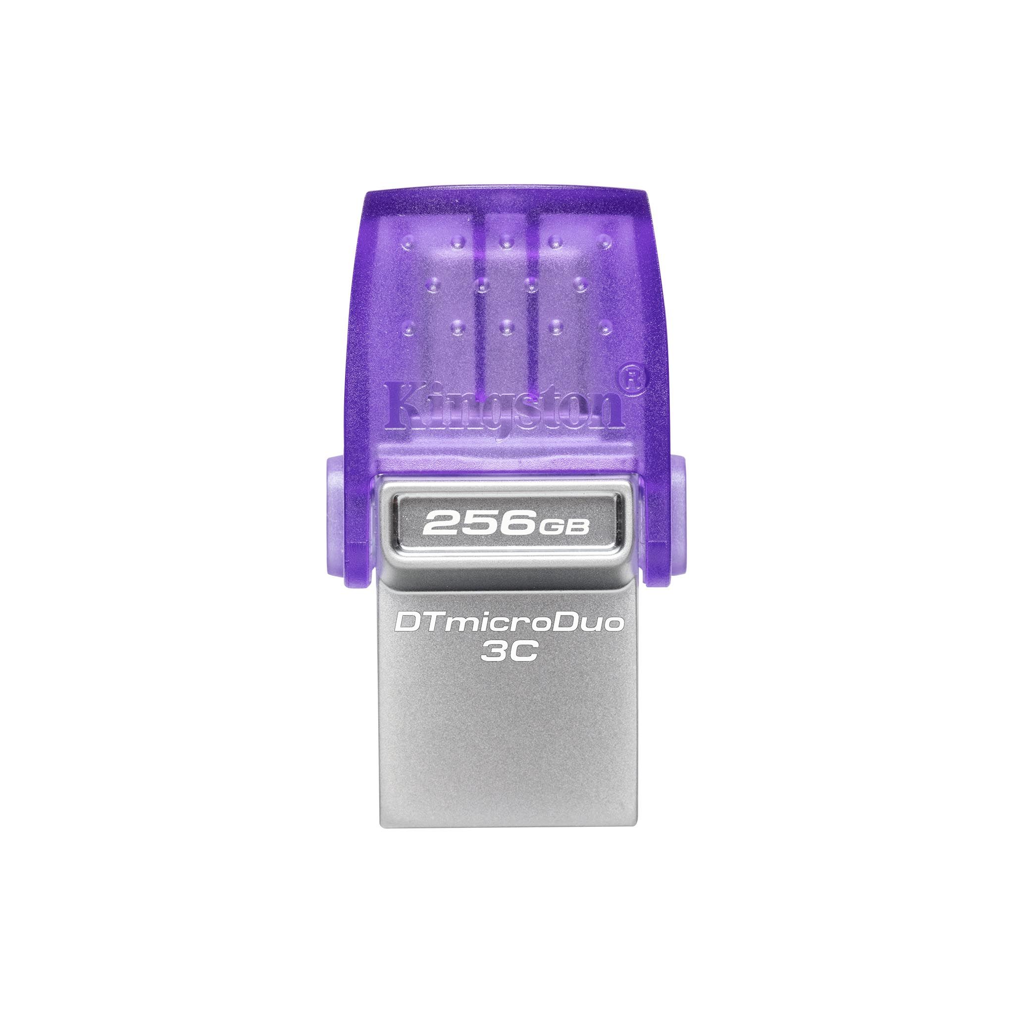 Pilt Kingston | DataTraveler | DT Micro Duo 3C | 256 GB | USB Type-C and Type-A | Purple