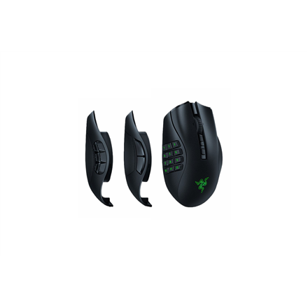 Pilt Razer | Gaming Mouse | Naga V2 Pro | Wireless | 2.4GHz, Bluetooth | Black | Yes