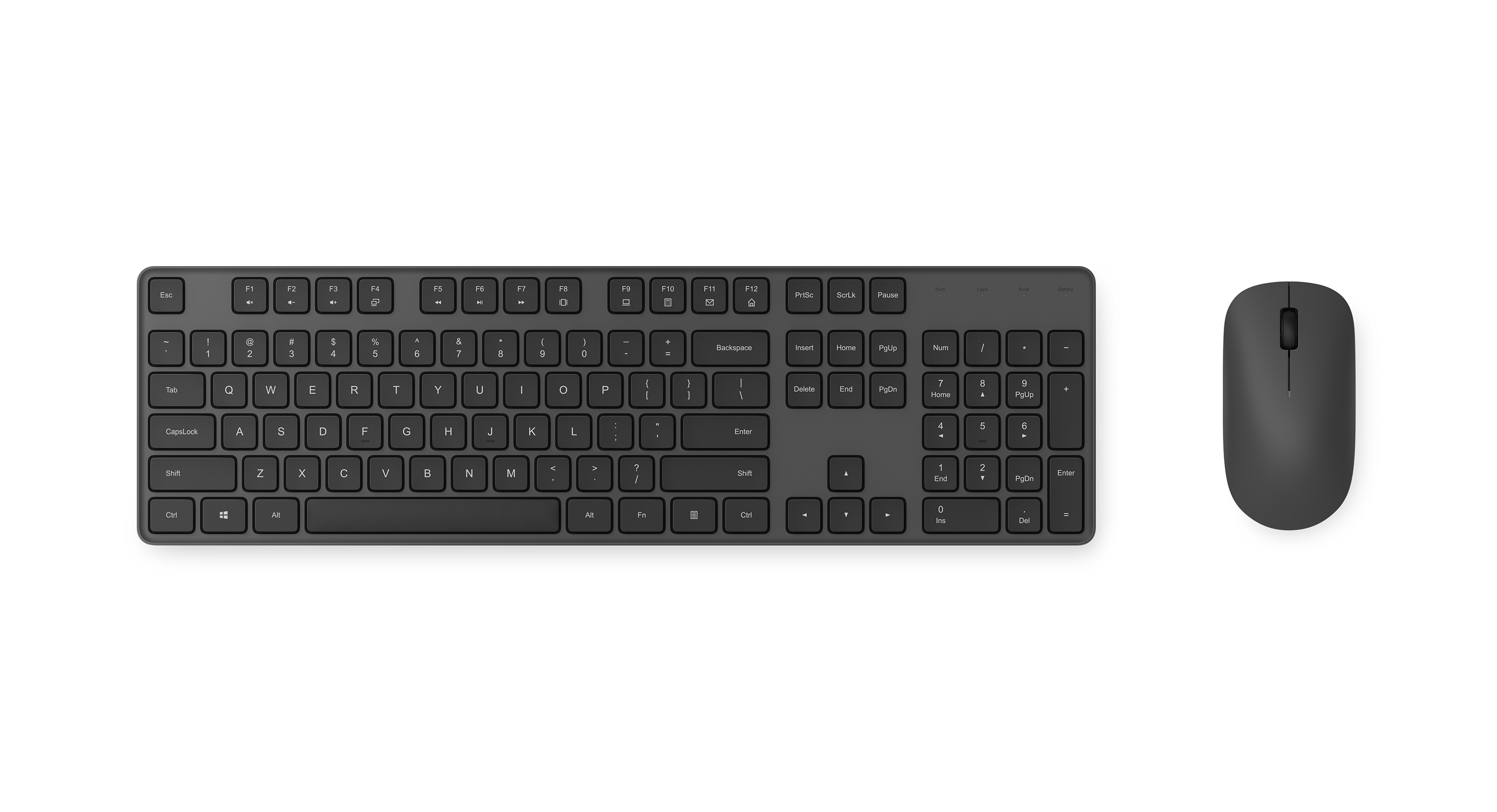 Pilt Xiaomi | Keyboard and Mouse | Keyboard and Mouse Set | Wireless | EN | Black | Wireless connection