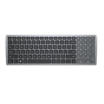 Pilt Dell | Keyboard | KB740 | Keyboard | Wireless | RU | m | Titan Gray | 2.4 GHz, Bluetooth 5.0 | 506 g