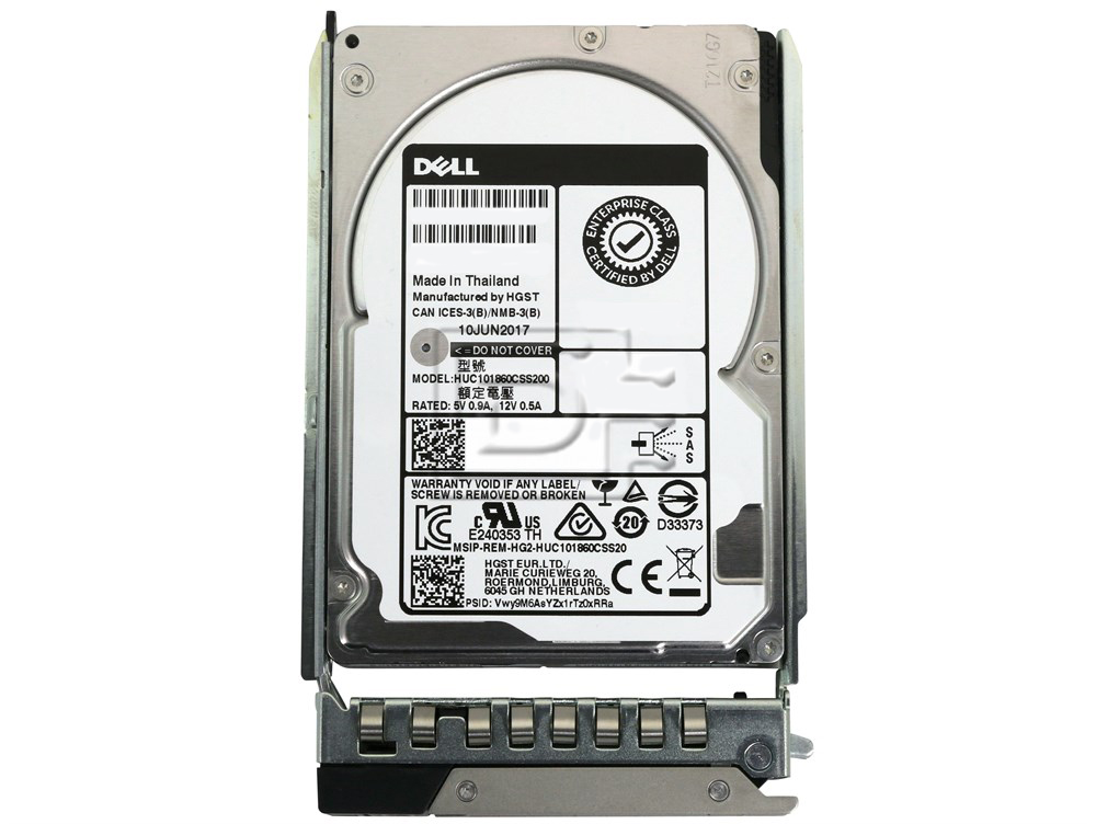 Pilt Dell | HDD 2.5" / 1.2TB / 10K / SAS / 12Gbps / 512n / Hot-Plug 14G Rx40 | 10000 RPM | 1200 GB | Hot-swap