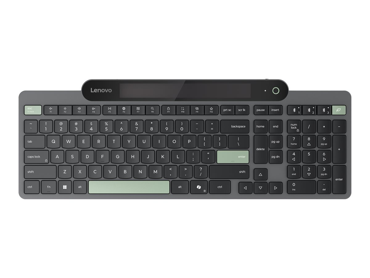 Pilt Lenovo Self-Charging Bluetooth Keyboard-US Euro | Keyboard | Bluetooth | US Euro | Black