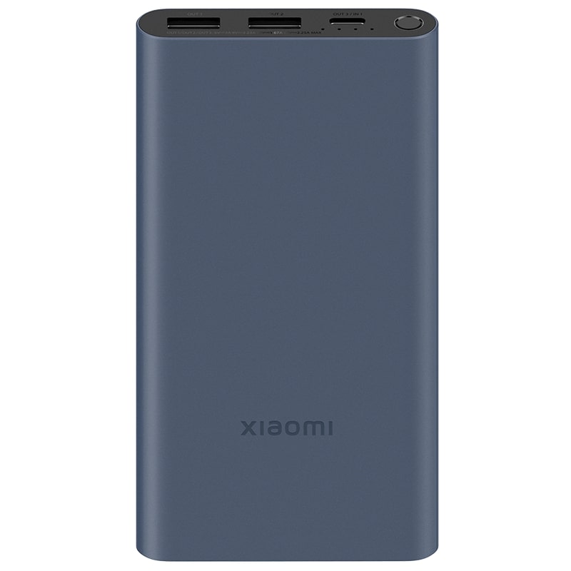 Pilt Xiaomi | Power Bank | 10000 mAh | 1 x USB-C, 2 x USB A | Blue