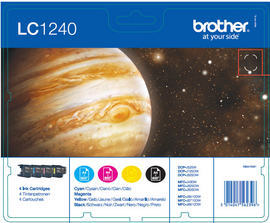 Pilt Brother LC1240 Multipack | Ink Cartridge | Black, Cyan, Magenta, Yellow