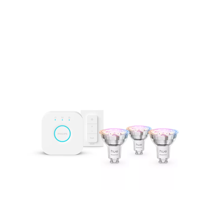 Pilt Philips Hue E WCA 345 GU10 3kit SW EU | GU10 | 4.7 W | 16 million colors, White and colored light
