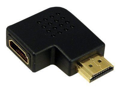 Pilt HDMI Adapter, AM to AF in 90 degree flat angled | Logilink