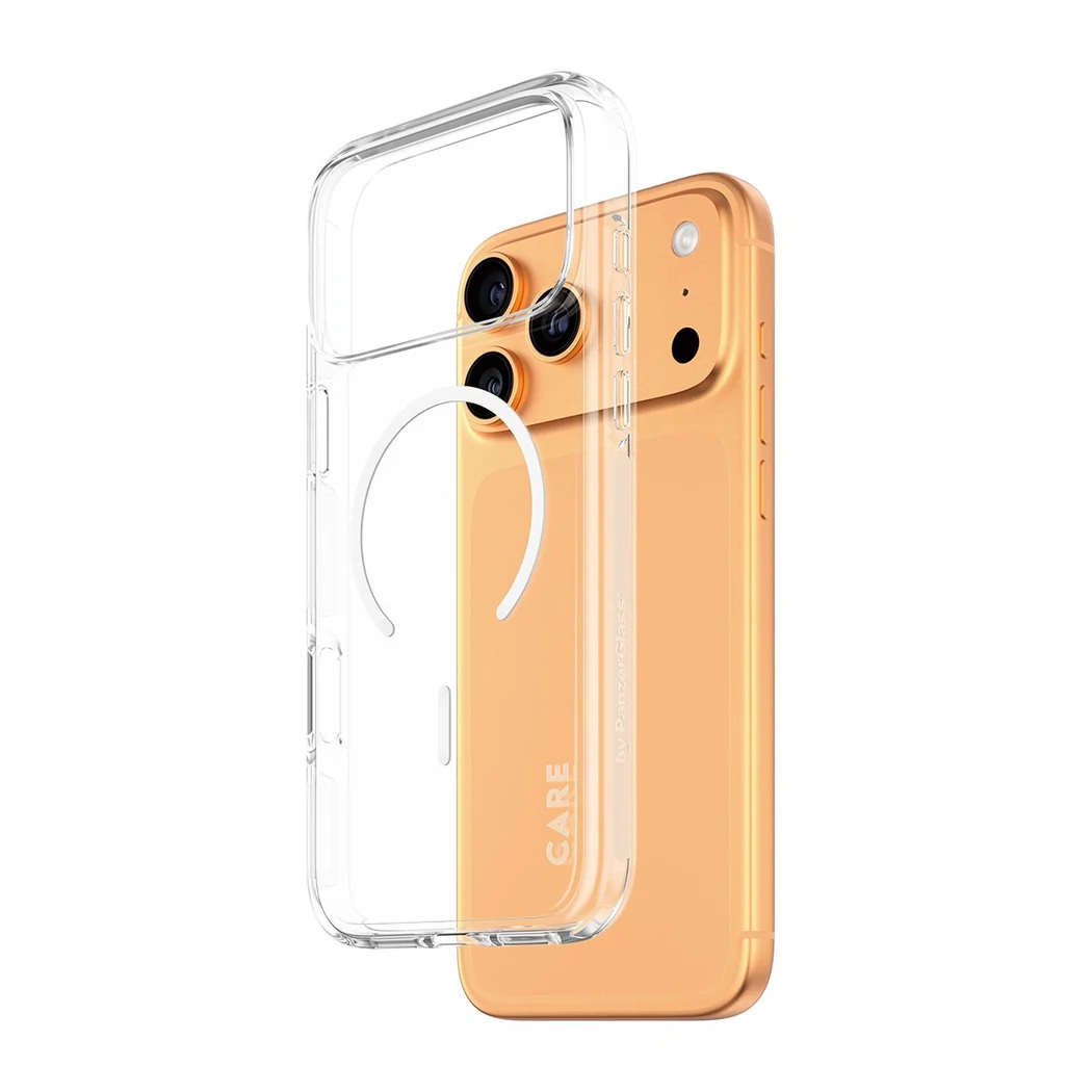Pilt PanzerGlass Flagship Case | Back cover | Apple | iPhone 17 Pro Max | Recycled plastic | Transparent | Urban Explorer w. White MagSafe