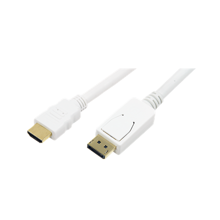 Pilt Logilink | White | Cable DisplayPort to HDMI | DP to HDMI | 2 m