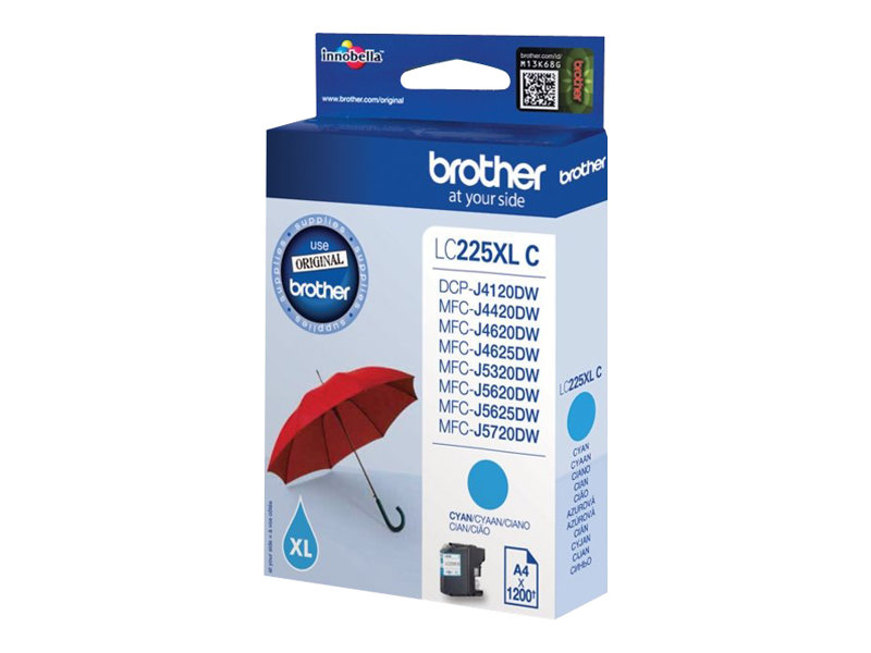 Pilt Brother LC-225XLC | Ink Cartridge | Cyan