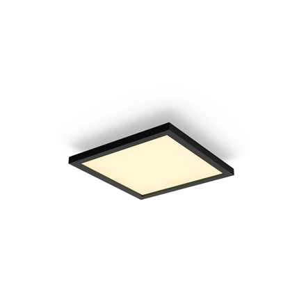 Pilt Philips Hue Aurelle square panel light, Black | 2200-6500 Hue White Ambiance