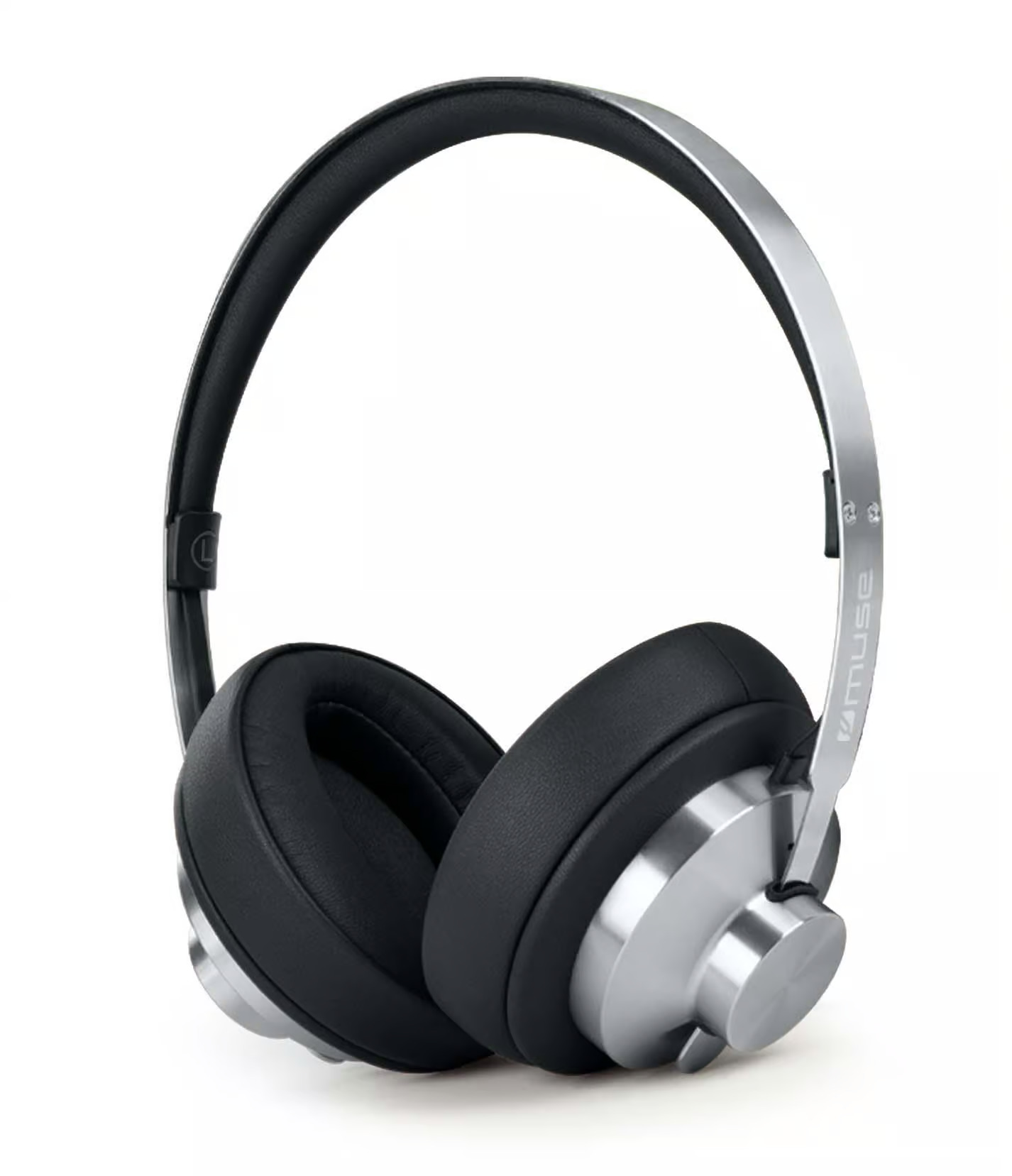 Pilt Muse Stereo Headphones | M-298 SBL | Bluetooth | ANC | Black/Silver