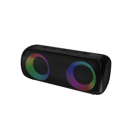 Pilt Audictus Speakers | Aurora Pro Tws RGB | 20 W | Waterproof | Bluetooth | Black | Wireless connection