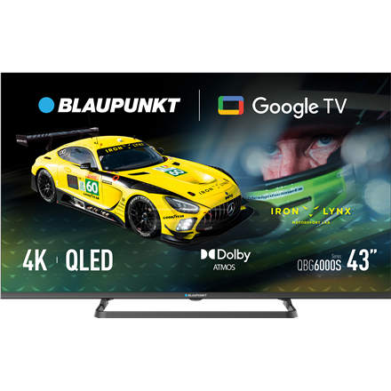 Pilt Blaupunkt QLED TV | 43QBG6000S | 43 | Smart TV | Google TV | Black