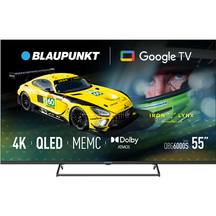 Pilt Blaupunkt QLED TV | 55QBG6000S | 55 | Smart TV | Google TV | Black