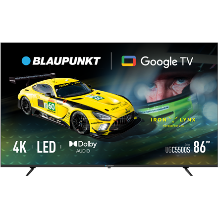 Pilt Blaupunkt LED TV | 86UGC5500S | 86 | Smart TV | Google TV | UHD | Black