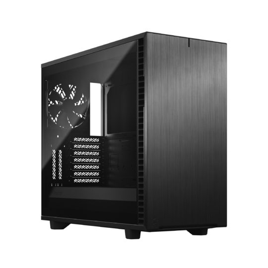 Pilt Fractal Design | Define 7 TG Dark Tint | Side window | Black | E-ATX | Power supply included No | ATX