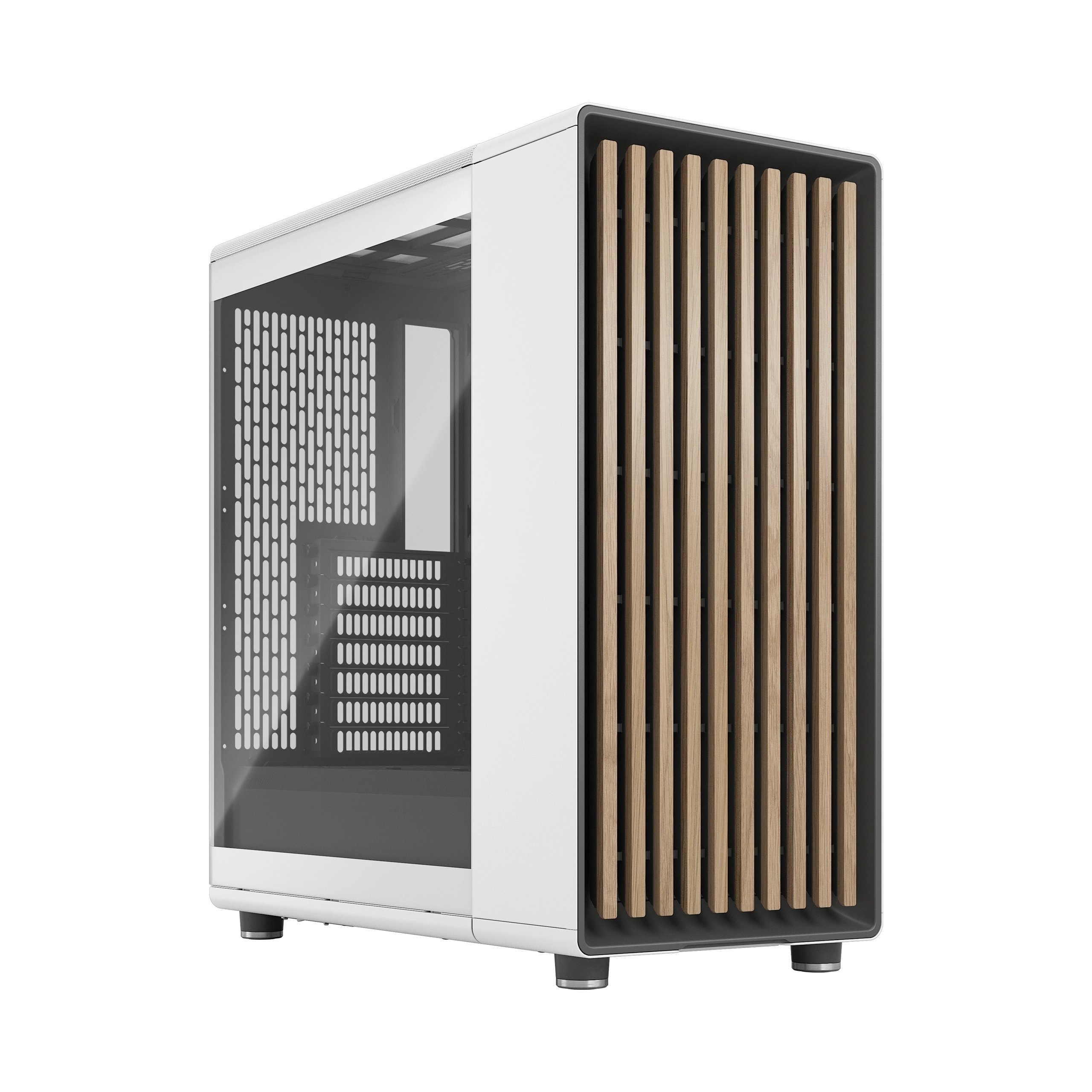 Pilt Fractal Design North Chalk White TG Clear Tint | Fractal Design