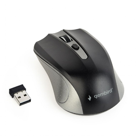 Pilt Gembird | 2.4GHz Wireless Optical Mouse | MUSW-4B-04-GB | Optical Mouse | USB | Spacegrey/Black