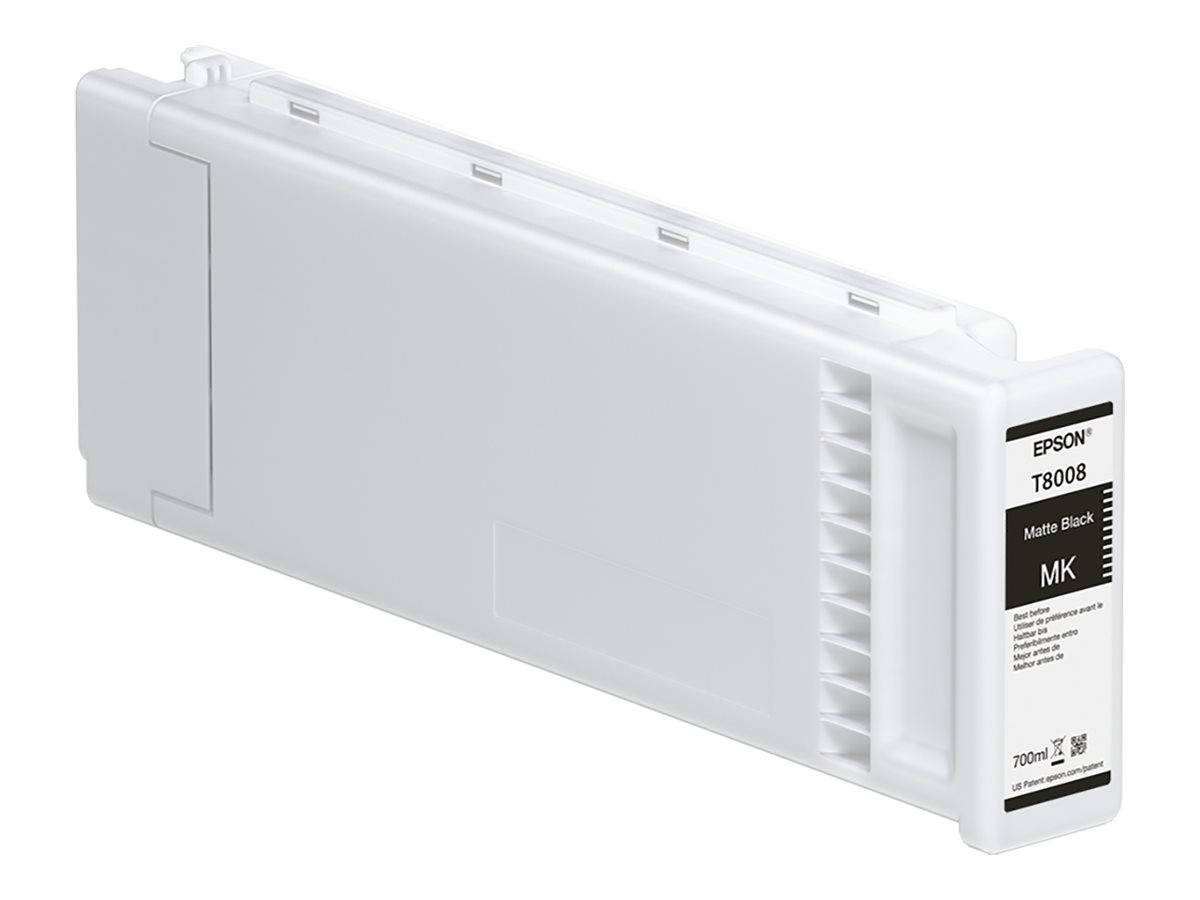 Pilt Epson Singlepack Matte Black T80080N UltraChrome PRO 700ml | Epson C13T80080N | Epson T8008 - matte black - original - ink cartridge | Epson UltraChrome PRO | Matte black