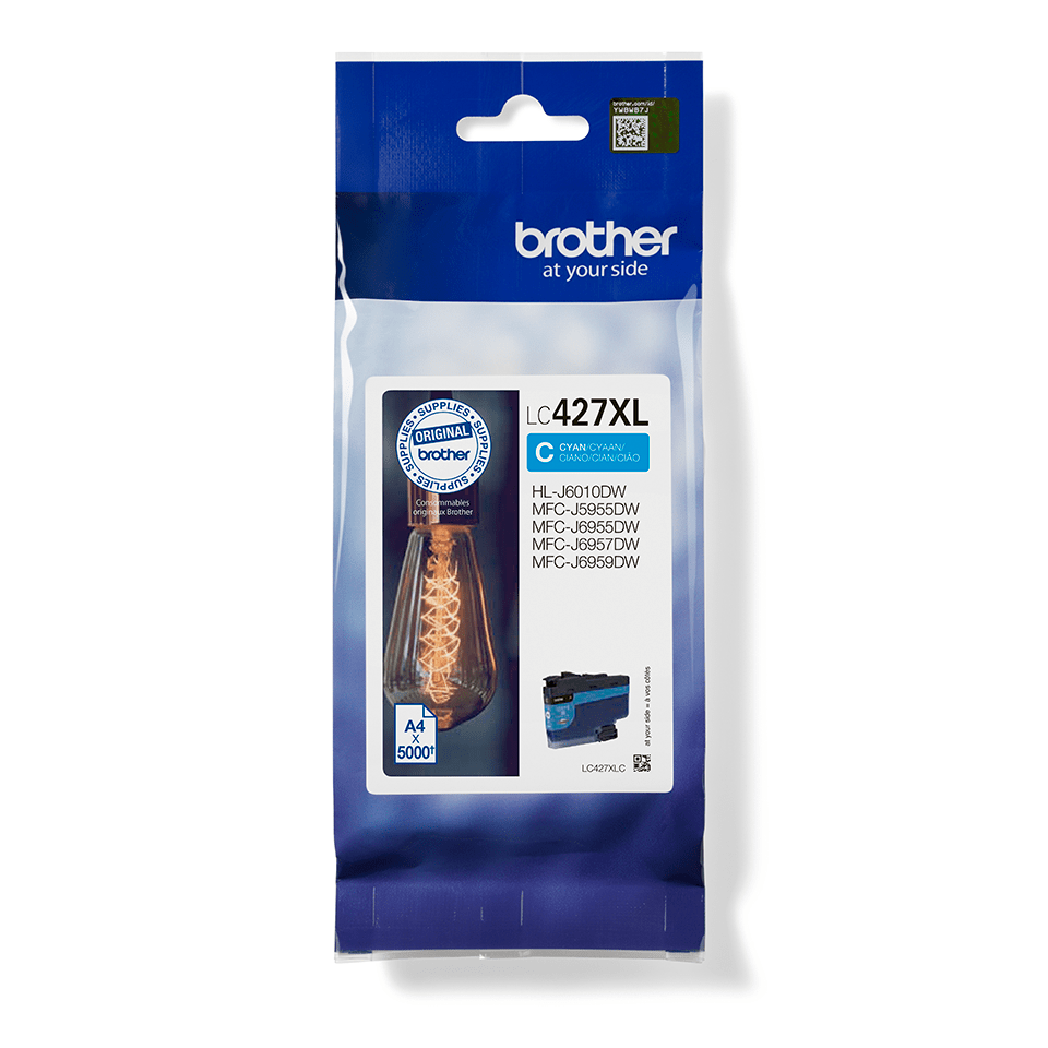 Pilt Brother LC427XLC | Ink Cartridge | Cyan