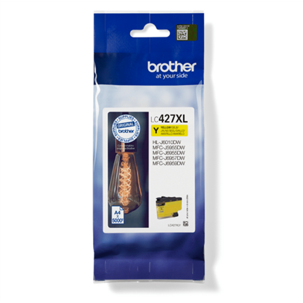 Pilt Brother LC427XLY | Ink Cartridge | Yellow