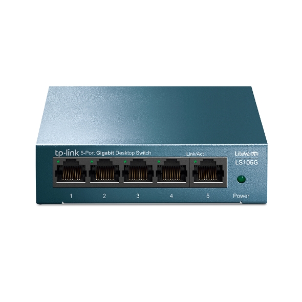 Pilt TP-LINK | Desktop Network Switch | LS105G | Unmanaged | Desktop | Power supply type External