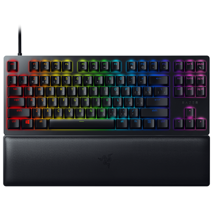 Pilt Razer | Huntsman V2 Tenkeyless | Gaming keyboard | Optical Gaming Keyboard | RGB LED light | RU | Black | Wired | Linear Red Switch