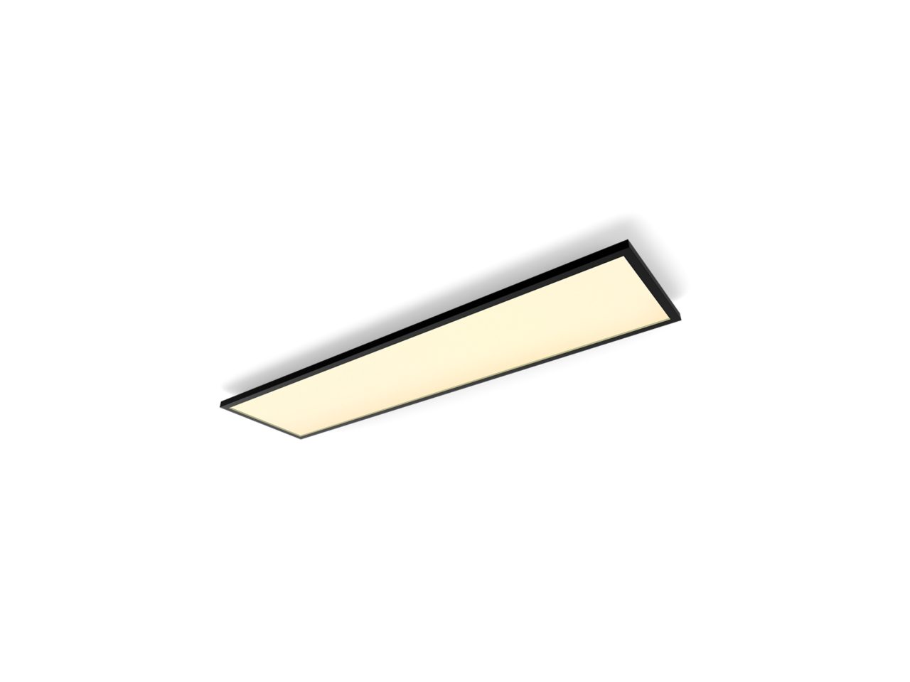 Pilt Philips Hue Aurelle rectangular panel light, Black, 120 x 30 cm | 2200-6500 Hue White Ambiance