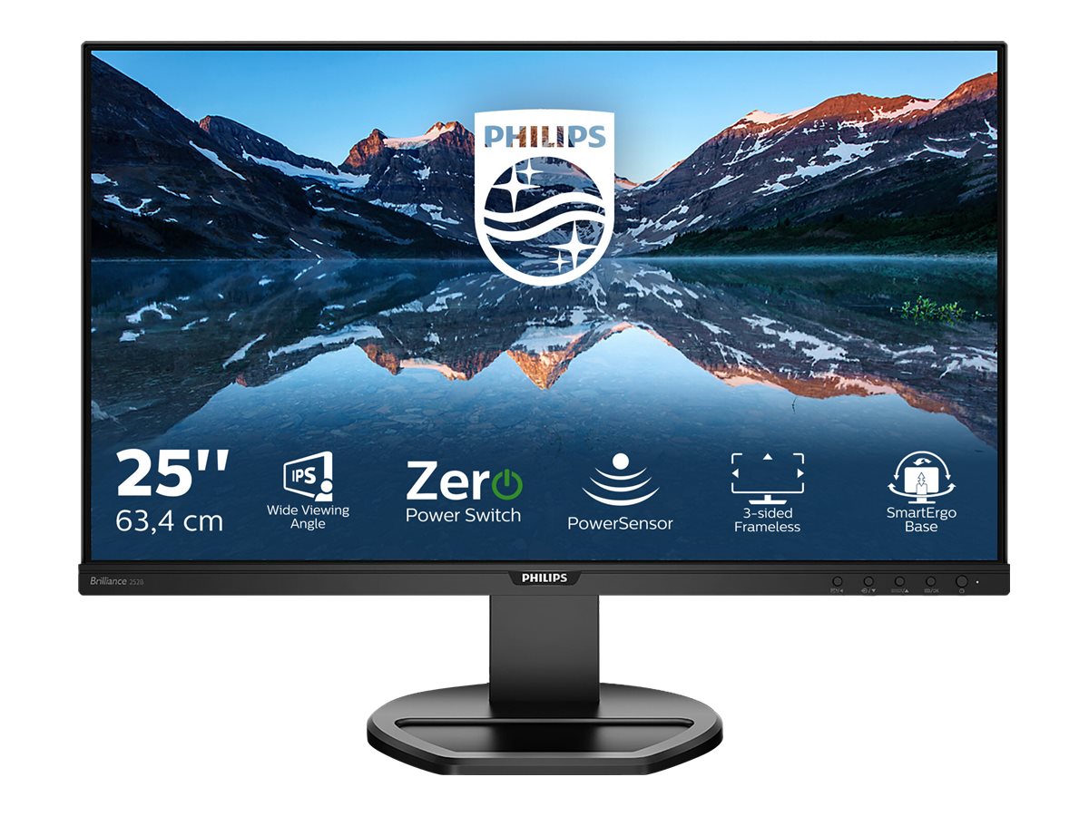 Pilt Philips | 252B9/00 | 25 " | IPS | WUXGA | 16:10 | 60 Hz | 5 ms | 1920 x 1200 pixels | 300 cd/m² | HDMI ports quantity 1 | Black