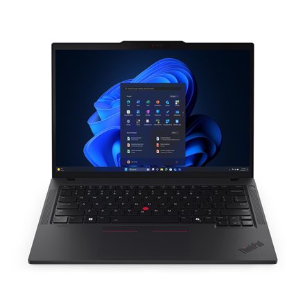 Pilt Lenovo ThinkPad T14 G6 Intel | Black | 14 " | IPS | WUXGA | 1920 x 1200 pixels | Anti-glare | Intel Core Ultra 5 | 225U | 32 (2x16) GB | SODIMM DDR5 | Solid-state drive capacity 512 GB | Intel Graphics | Windows 11 Pro | 802.11ax | Bluetooth version 5.3 | LTE Upgradable | Keyboard language English | Keyboard backlit | Warranty 36 month(s) | Battery warranty 12 month(s)