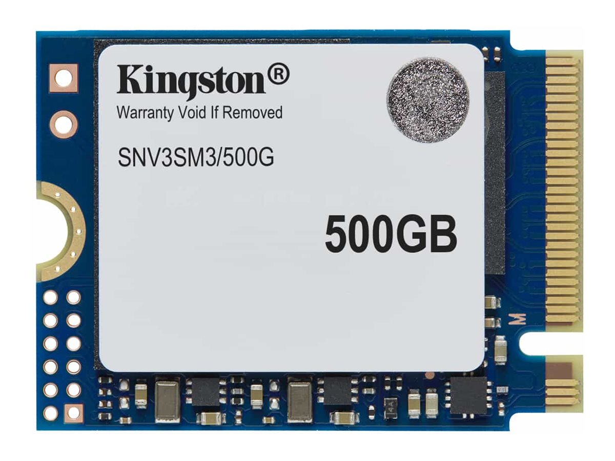 Pilt Kingston SSD | SNV3SM3/500G | 500 GB | SSD form factor M.2 2280 | Solid-state drive interface PCIe 4.0 x4 NVMe | Read speed 5000 MB/s | Write speed 3000 MB/s