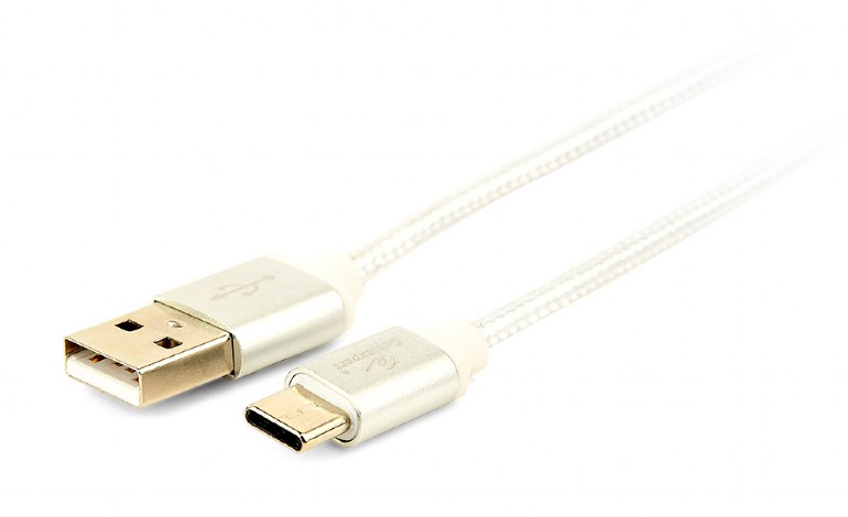 Pilt Gembird USB Type-C cable with braid and metal connectors, 1.8 m | Cablexpert | USB Type-C cable with braid and metal connectors | USB-C to USB-A USB Type-C male | USB Type-A male